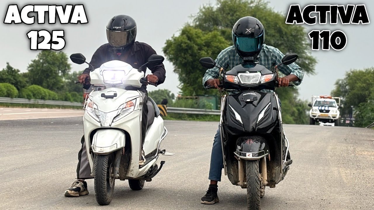 2025 Activa 110 vs Activa 125 || Drag Race  || kuldeep baghel 