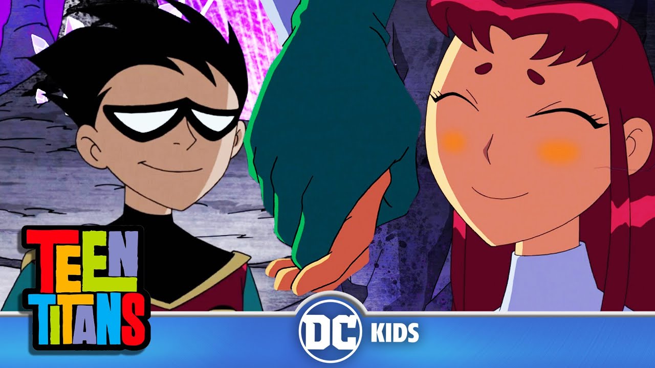 Le MEILLEUR de Robin et Starfire ! ❤️💜 Saisons 1-2 | Teen Titans en Français 🇫🇷 | DC Kids Français