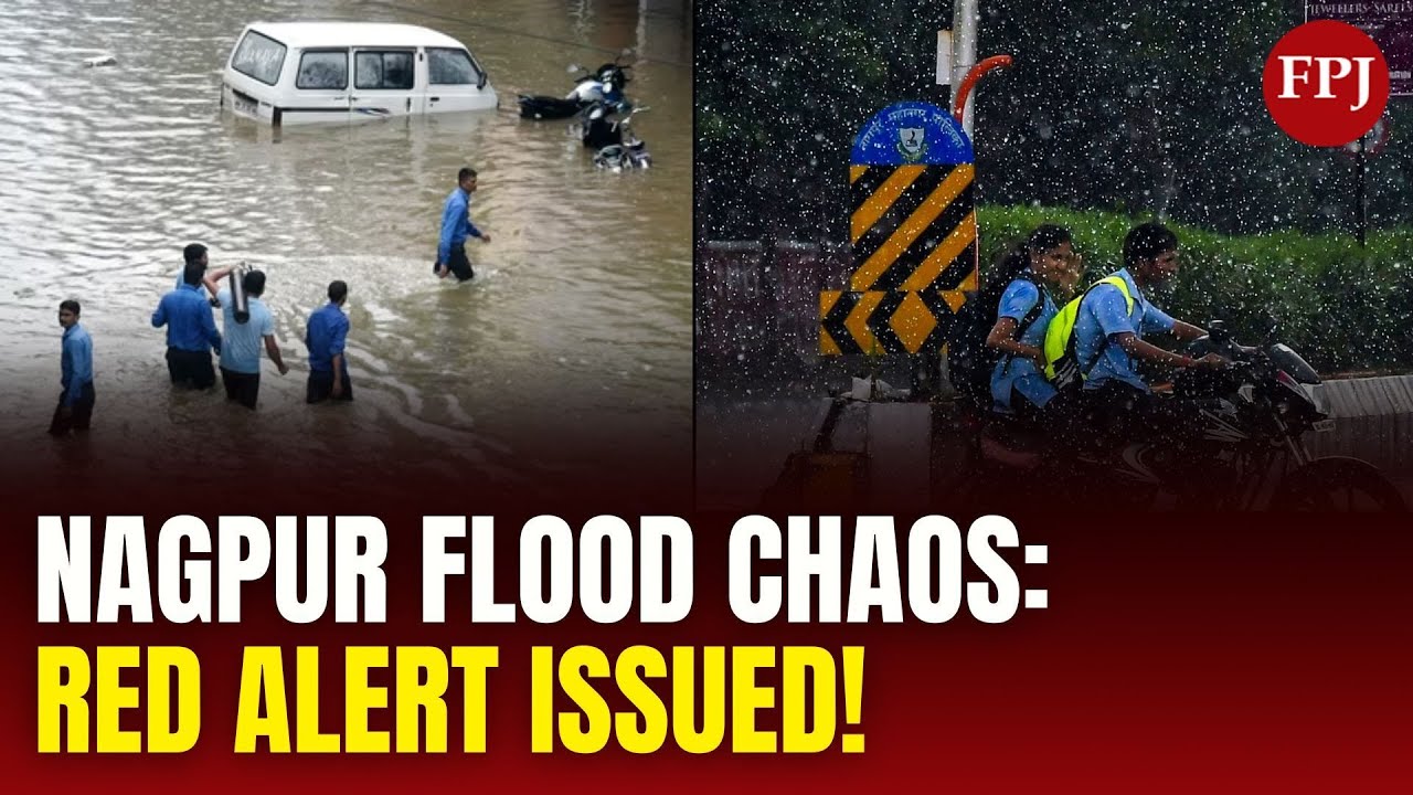 Nagpur Flood Emergency Sparks RED ALERT and Massive Rescue Efforts