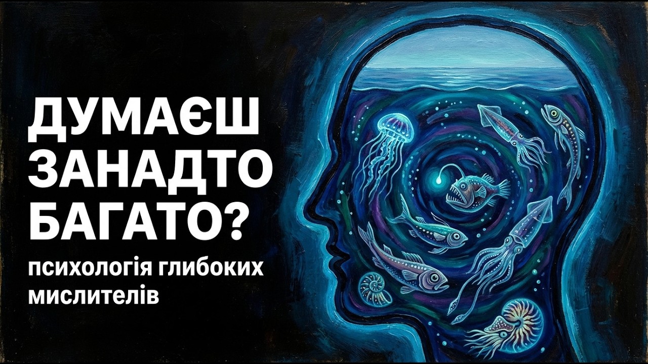 ПСИХОЛОГІЯ ЛЮДЕЙ ЯКІ ДУМАЮТЬ ЗАНАДТО ГЛИБОКО