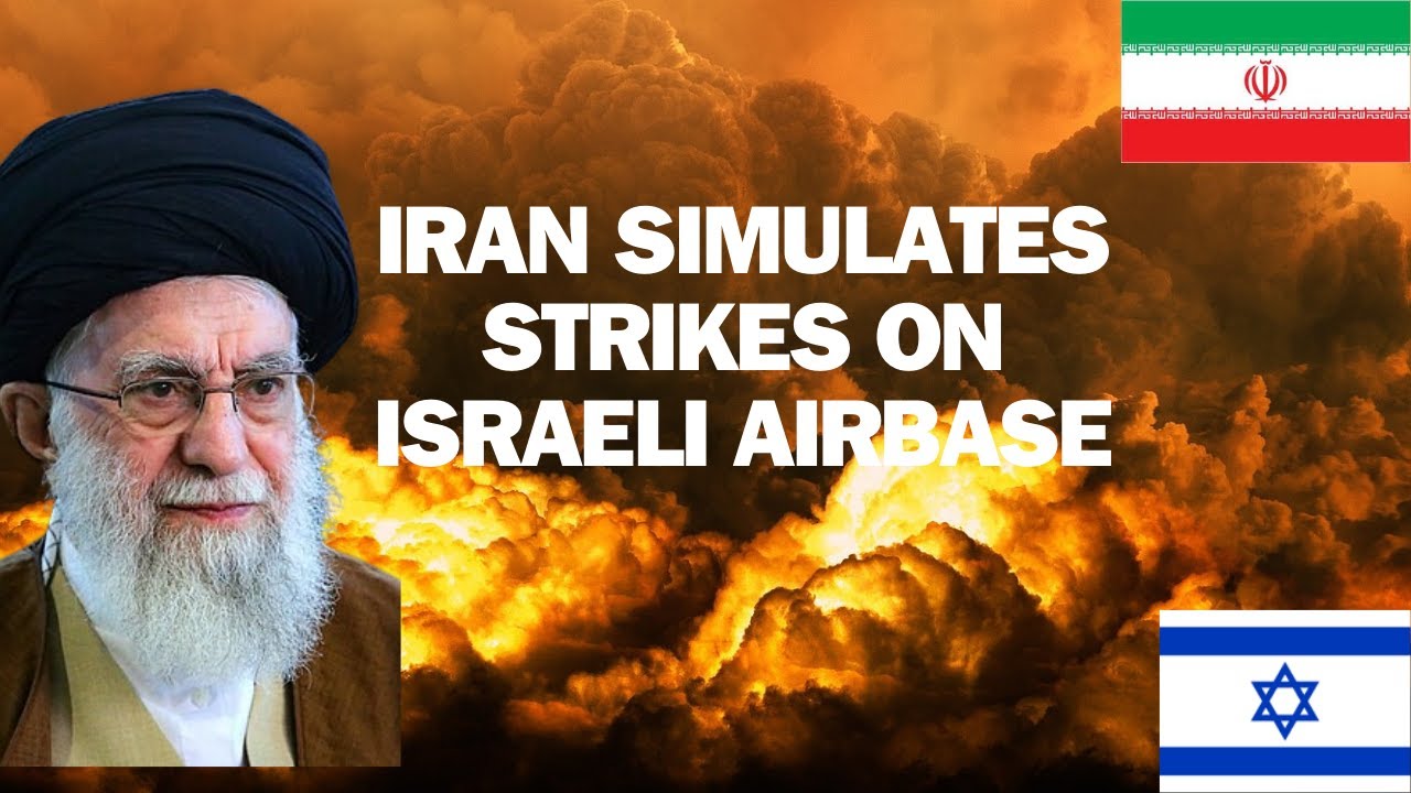 Iran&rsquo;s Simulated Air Strike on Israeli Air Base. #iran #israel #airstrikes #middleeast #navalbattle
