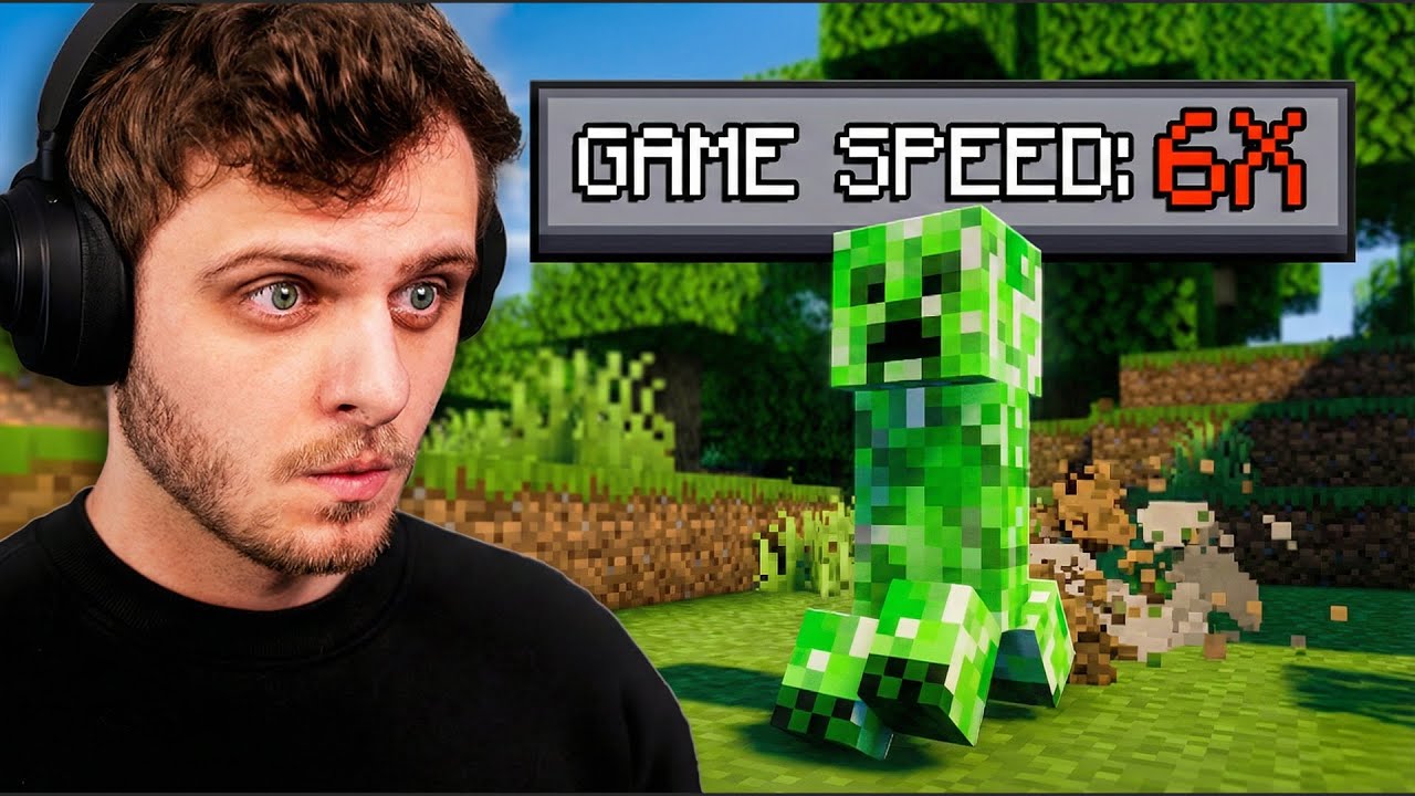 Kunnen wij Minecraft verslaan op 10x snelheid?