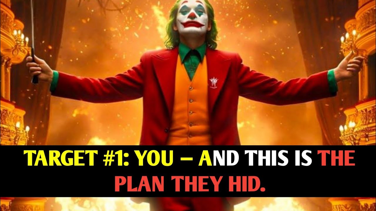 TARGET #1: YOU &mdash; AND THIS IS THE PLAN THEY HID. joker motivation speech| joker speech