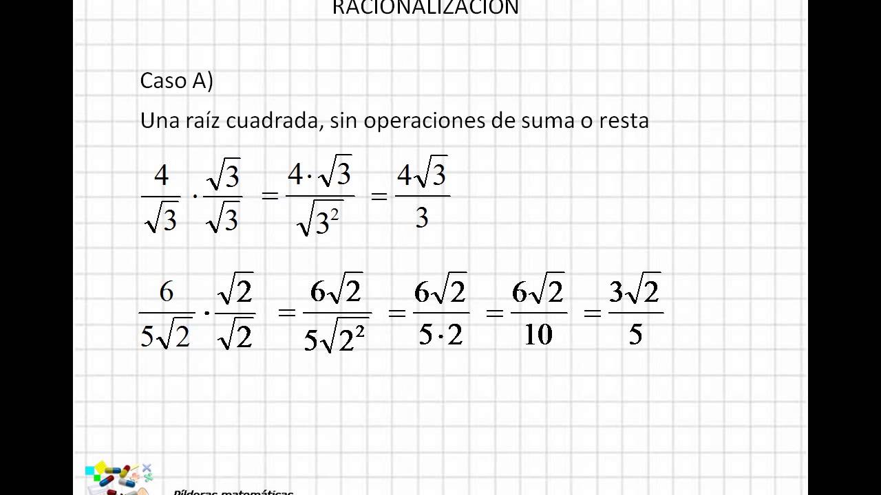 08 Racionalización