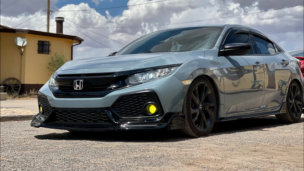 2017 Honda Civic FK7 EBay lip install!
