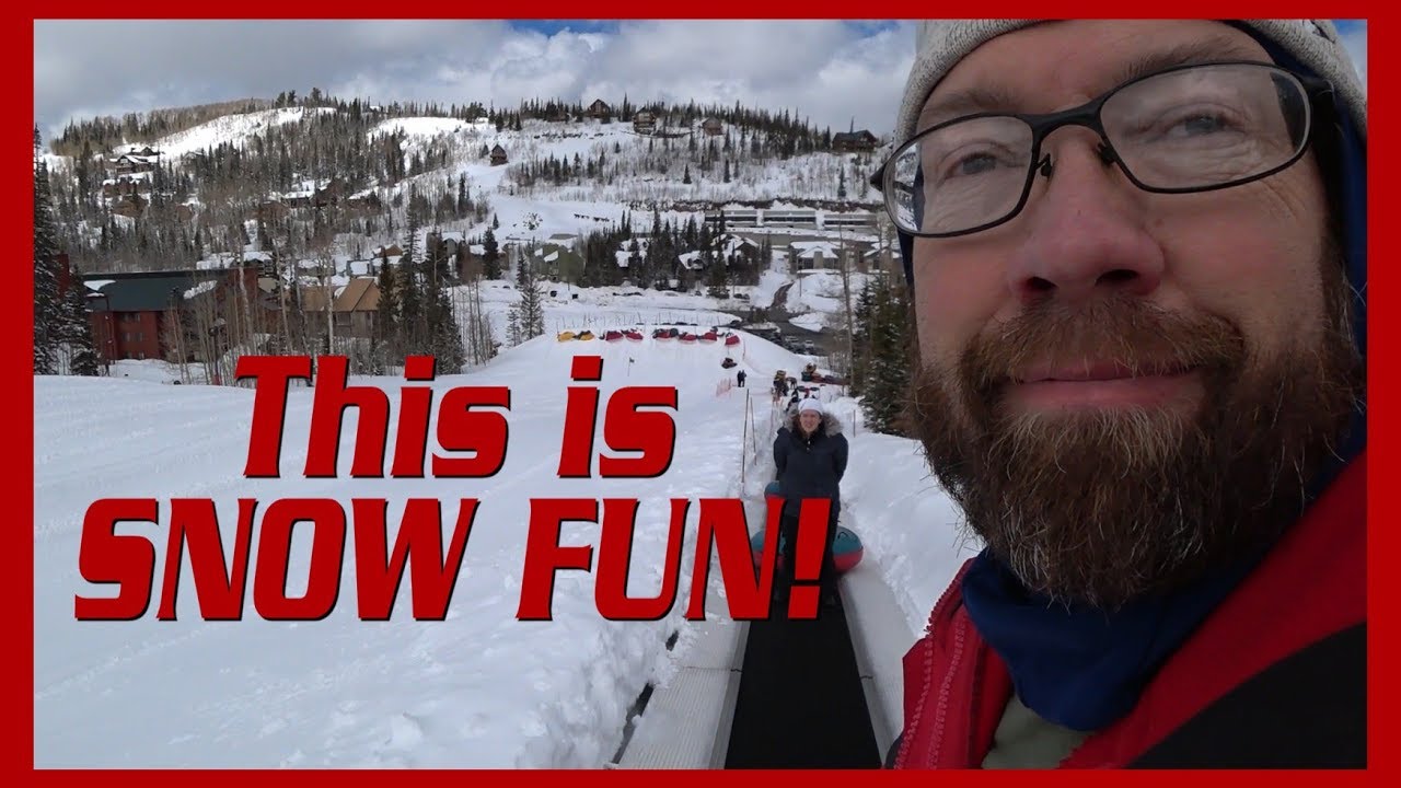 Snow Tubing at Brian Head Resort - Winter in Southern Utah