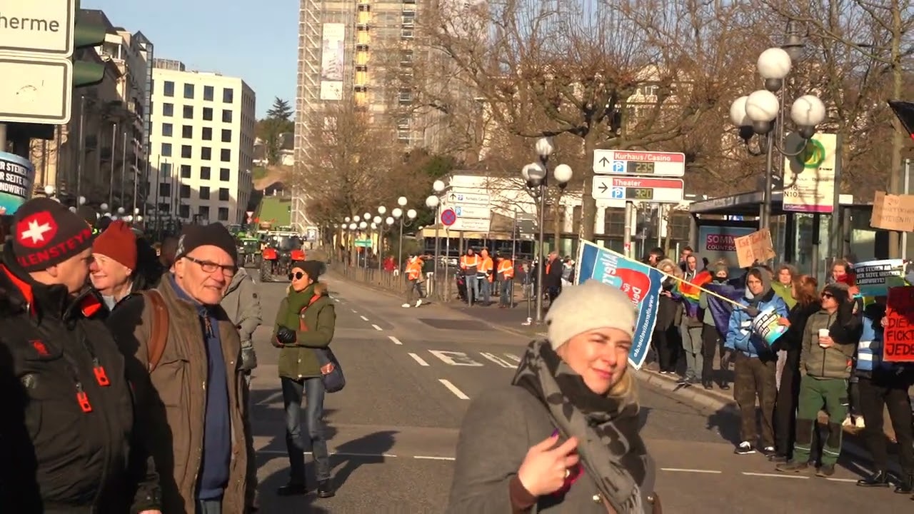 Demo 08. 01. 2024 in Wiesbaden, Teil 02.