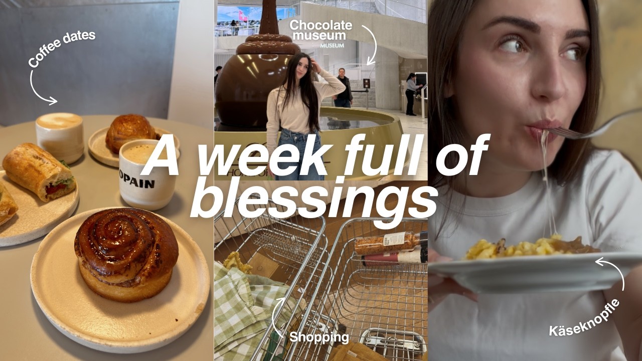 Week in My Life: Zürich, Chocolate Museum, Käseknöpfle, Shopping, Dates