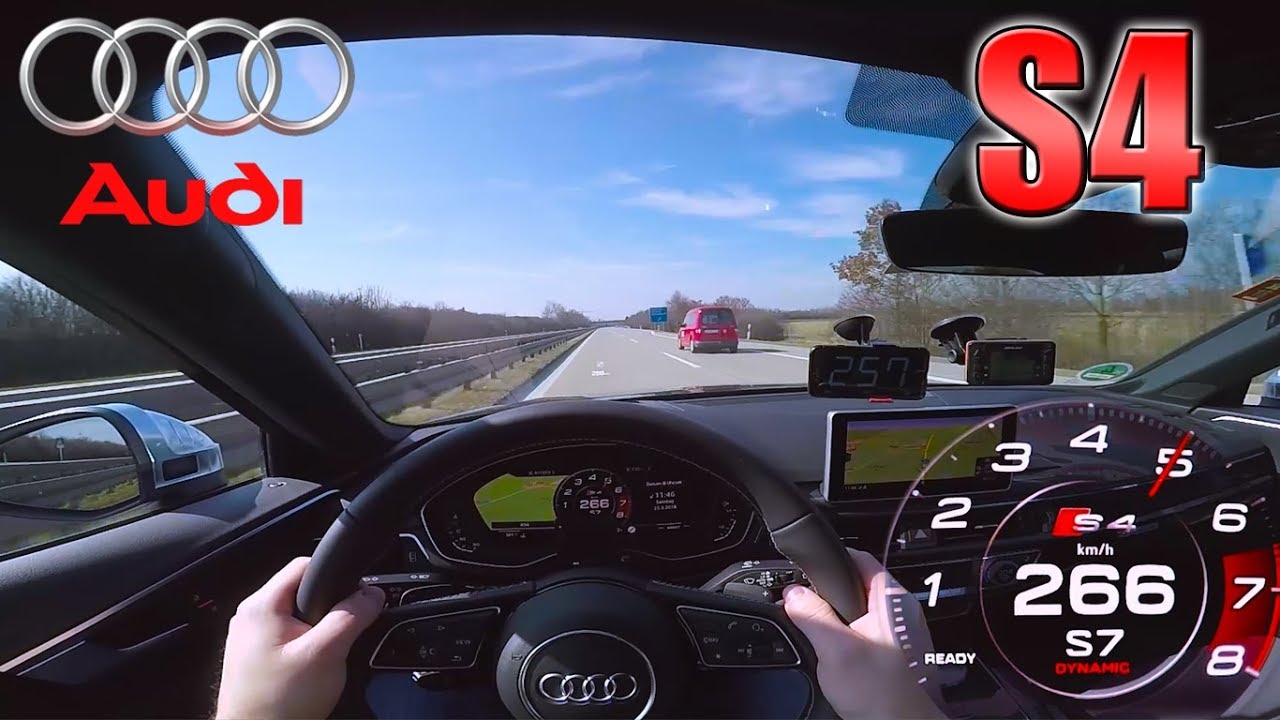 2018 Audi S4 Avant | POV- TOP SPEED on Autobahn ✔