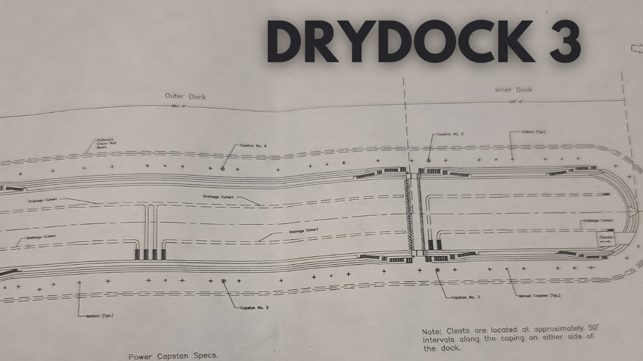 The Technical Specs of Drydock 3 at the Philadelphia Navy Yard