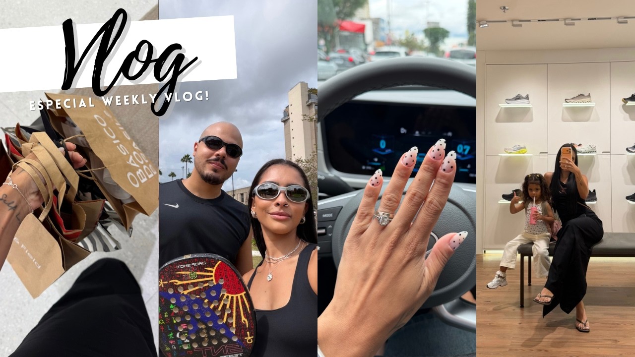 ESPECIAL WEEKLY VLOG, BLOQUINHO, INSTALAÇÕES  REFORMA, PRÉ FERIADO, SHOPPING, AULA DE BEACH TENNIS!