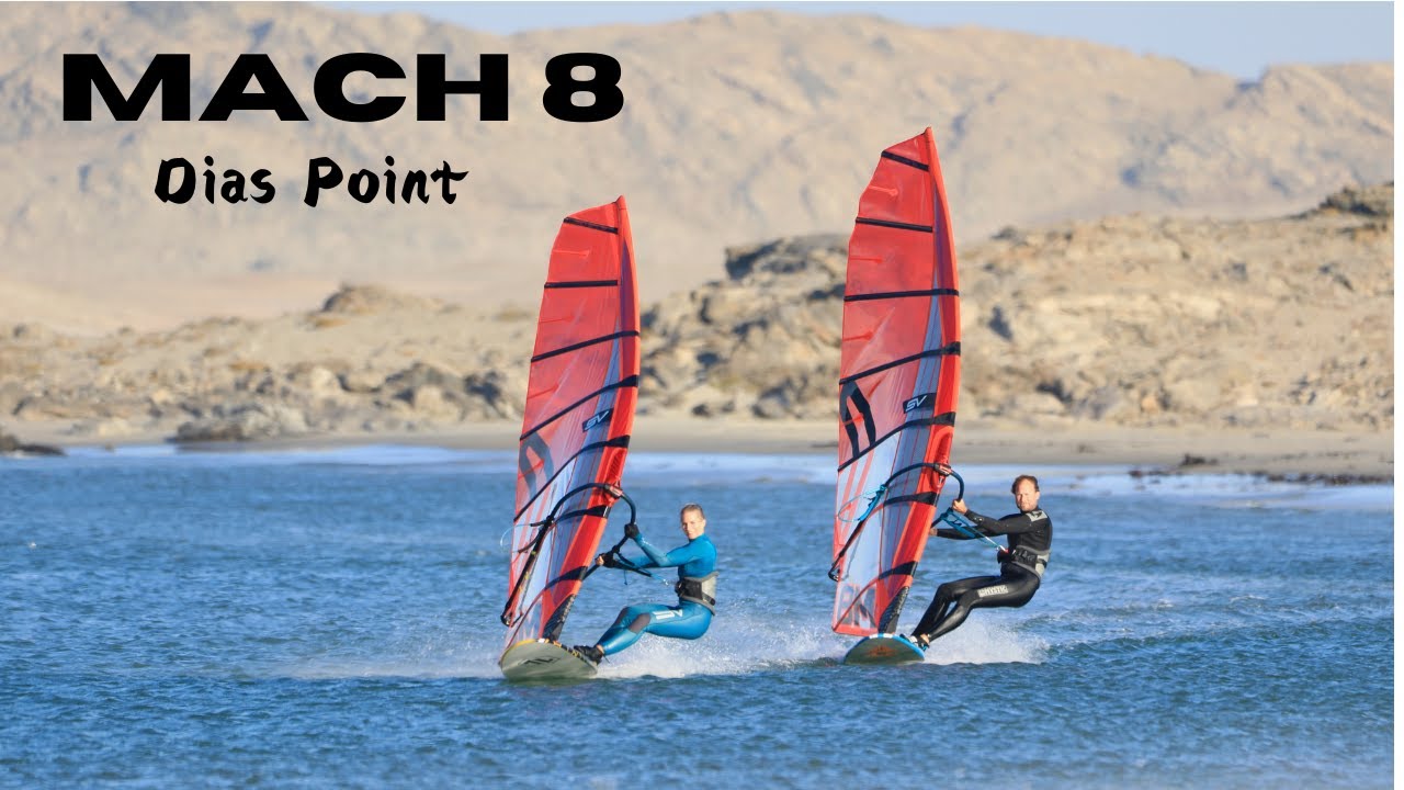 Sailing Mach 8's for the 1st time at Dias Point: The most beautiful speed sailing spot in the world