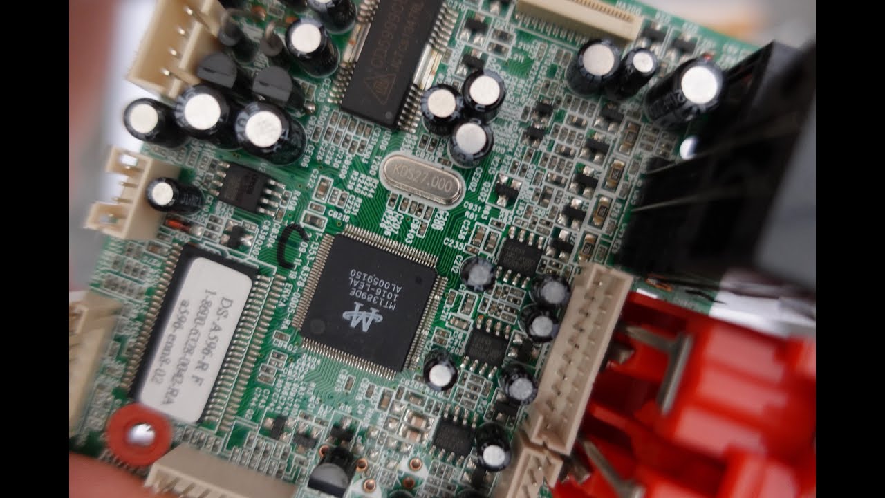 Dvd power supply repair - motherboard