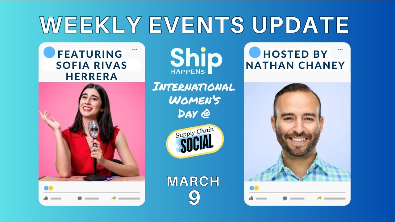 March 9th Events Update W/Sofia Rivas Herrera
