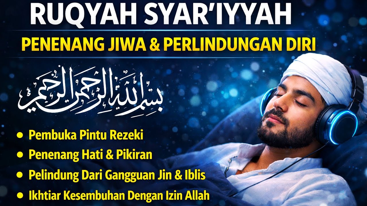 AYAT RUQYAH UNTUK PENJAGA DIRI PEMBUKA PINTU REZEKI !! RUQYAH SYAR'IYYAH - PENGUSIR JIN DAN SETAN