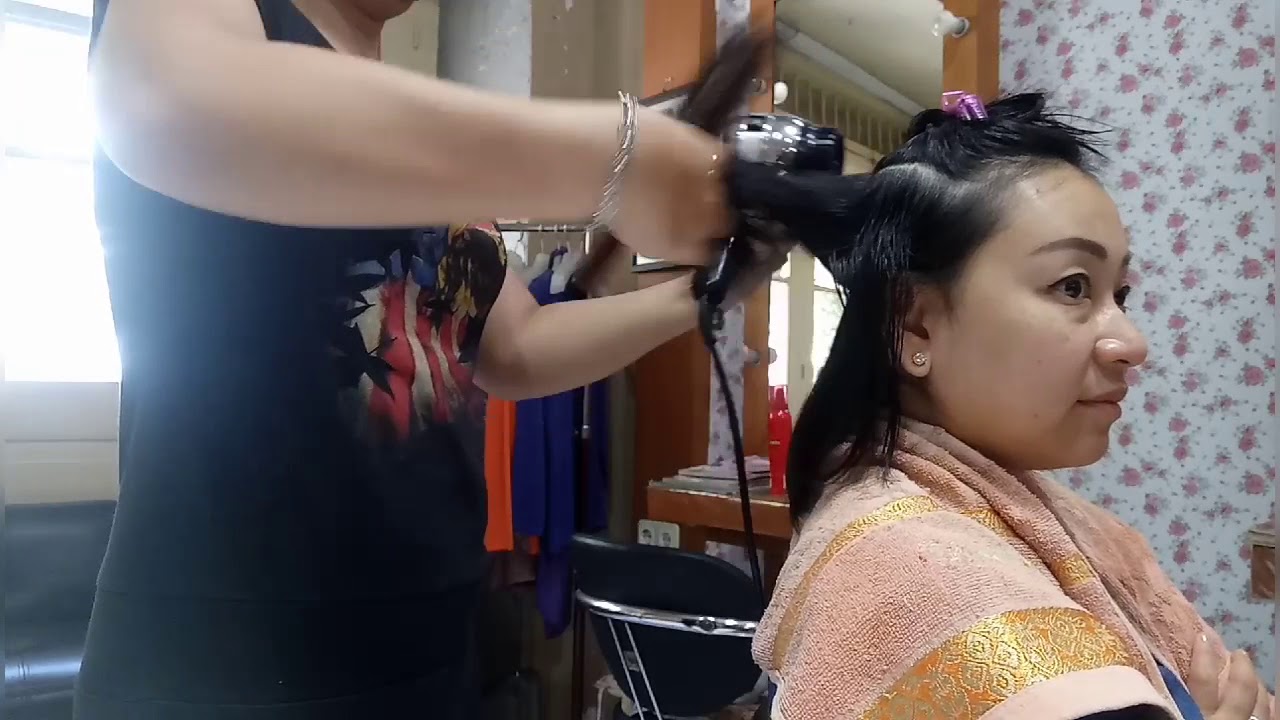 Cara BLOW rambut pendek dengan Benar
