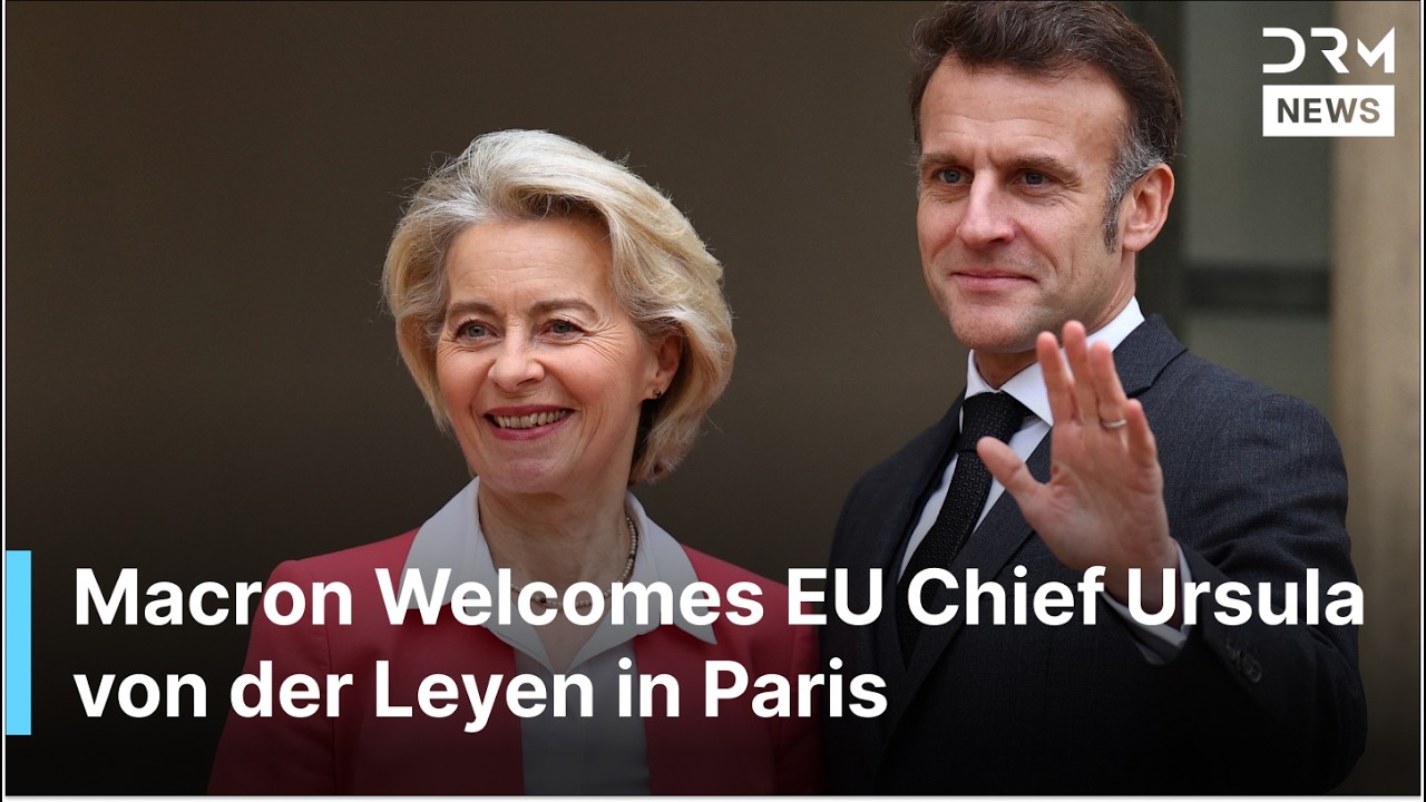 BREAKING NEWS: Macron Meets EU Chief von der Leyen in Paris as Europe Faces Crucial Tests | AC1G
