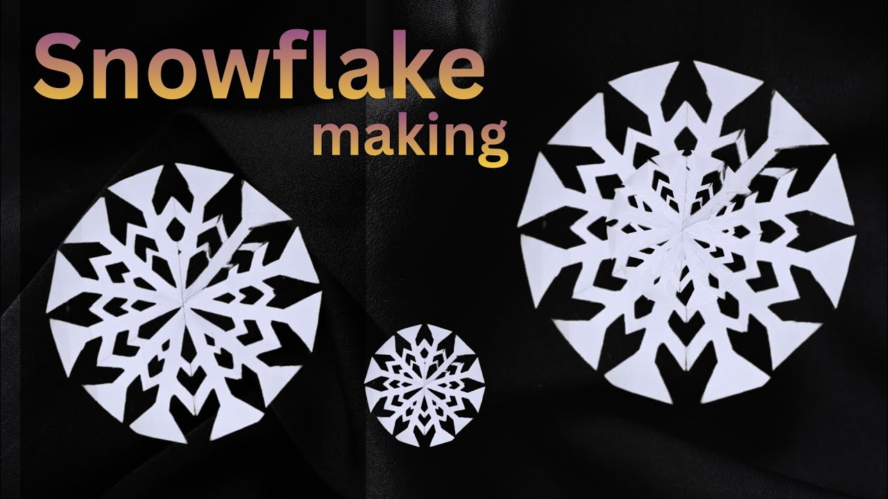 Creative Snowflake Crafts ❄️ | Amazing paper snowflake tutorial 
