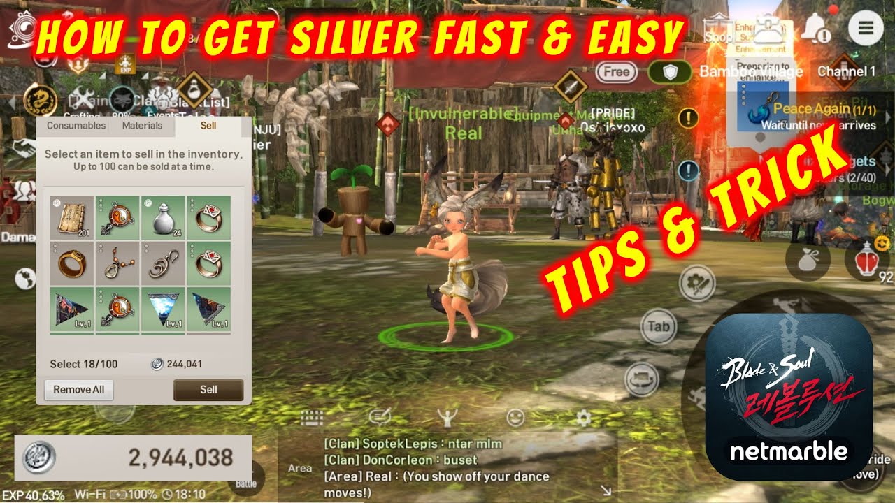 How to get silver fast & easy - Blade & Soul Revolution