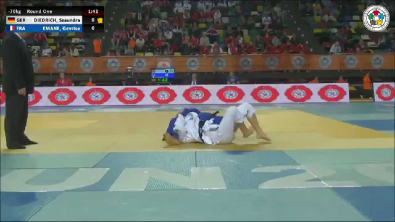 Szaundra DIEDRICH (GER) Vs Gevrise EMANE (FRA) - Judo Grand Prix Samsun 2014 [-70kg]