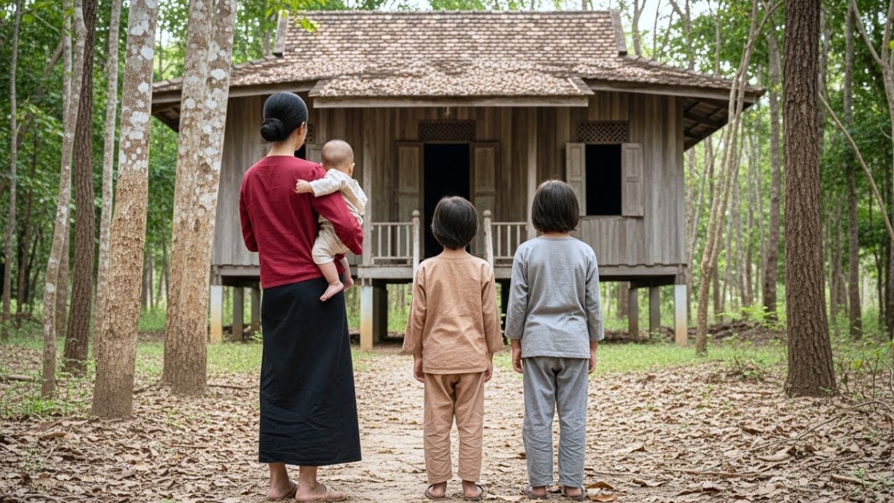 แม่ลูกสี่รับบ้านเอียงเป็นที่อยู่อาศัย และค้นพบความลับที่เปลี่ยนชีวิต