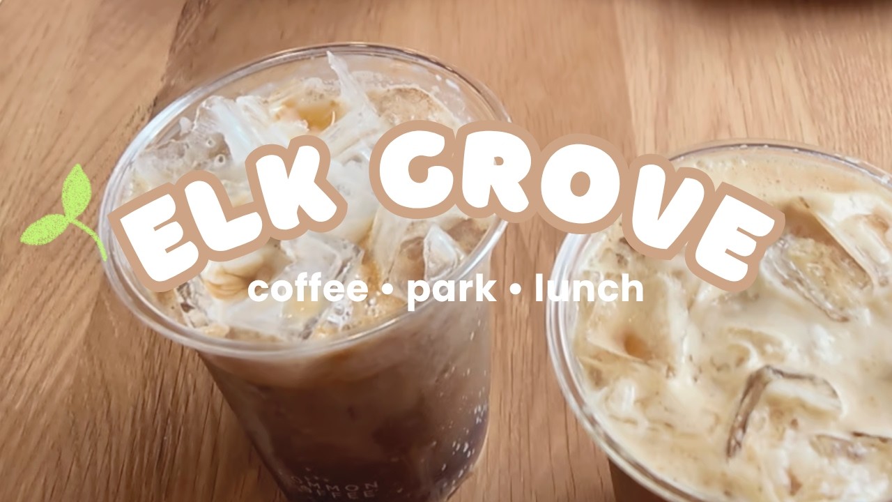 A Cozy Day Around Sacramento ☕ Elk Grove Coffee, Park, & Lunch