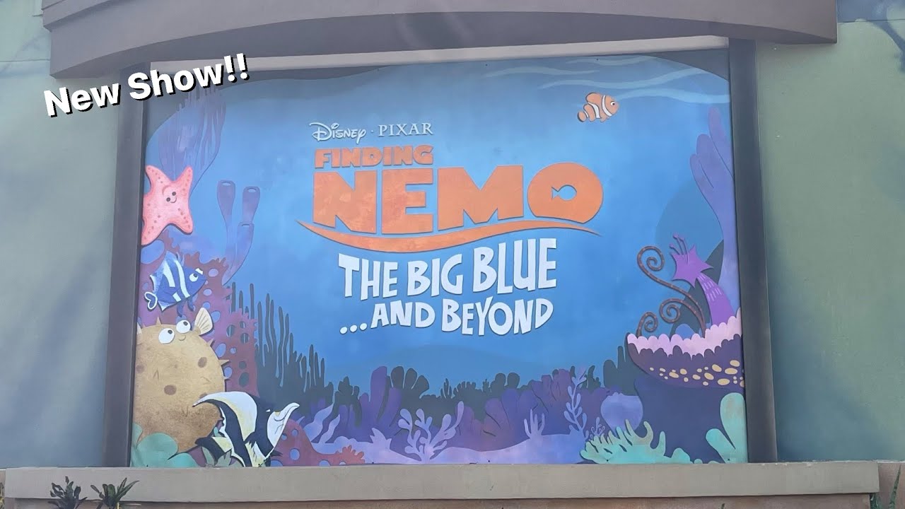 The New Finding Nemo The Big Blue...And Beyond Show from Disney's Animal Kingdom