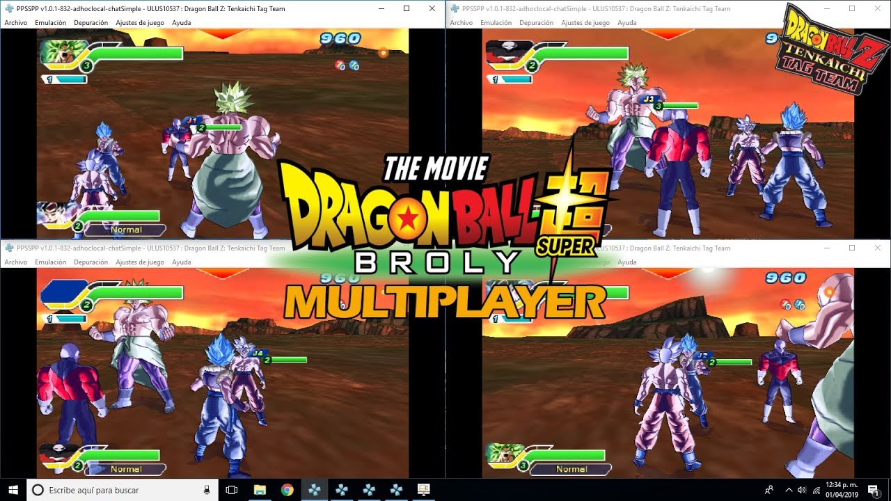 Dragon Ball Z TTT Mods Super 4 Multijugador ( LAN/WIFI ) 2019