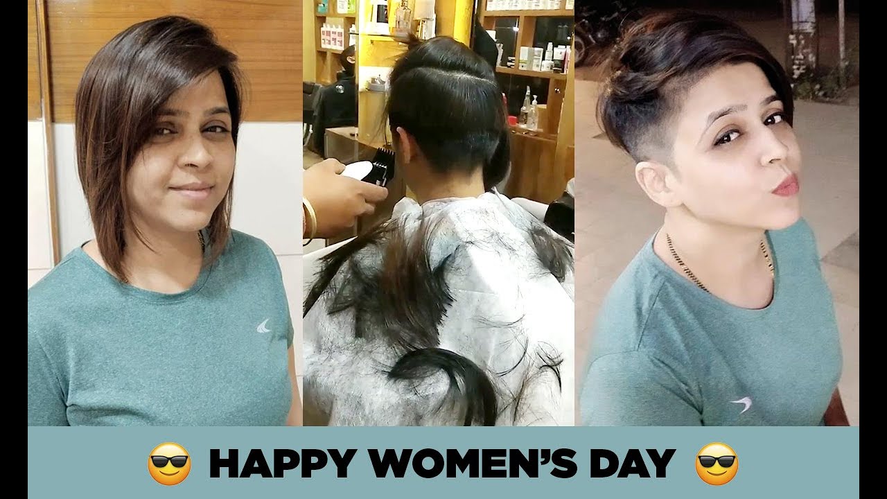 This women's day BE BOLD BE STRONG | Skin Fade Pixie for her 😀