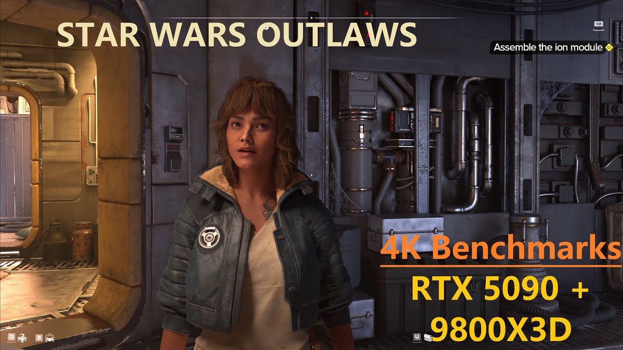 Star Wars Outlaws - 4K Benchmarks - RTX 5090 + 9800X3D