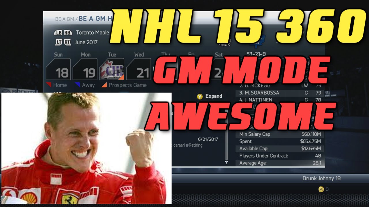NHL 15 360: GM Mode is AWESOME