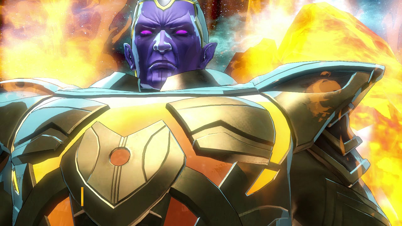 Marvel Ultimate Alliance 3 The Black Order &ndash; Infinity Armor Final Boss Fight - Ending Cutscene