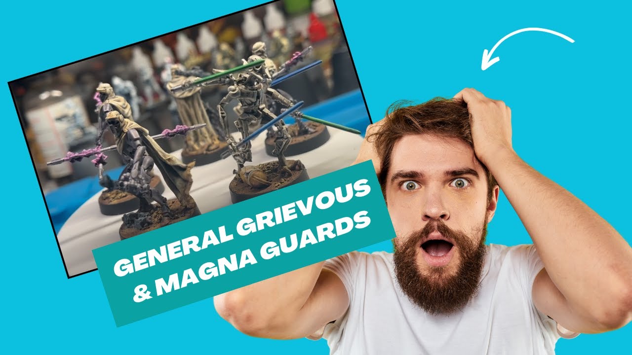 Star Wars - General Grievous & Magna Guards #starwarslegion #starwars #modelpainting #model