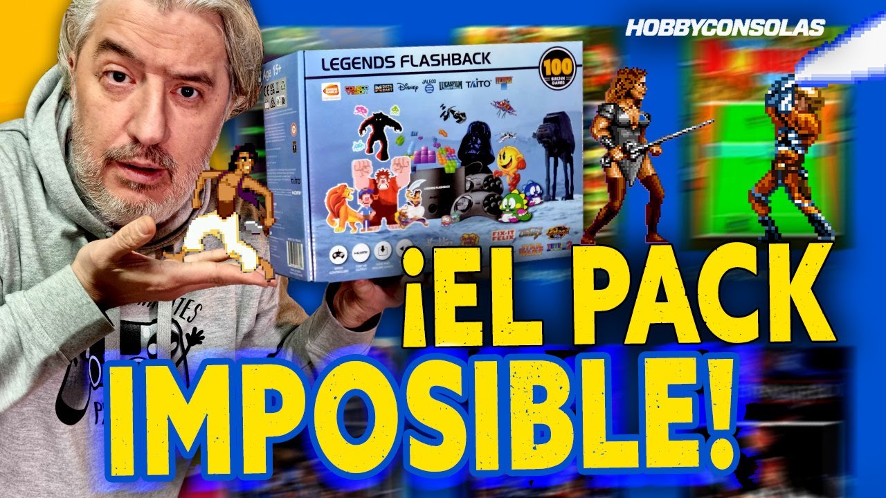LEGENDS FLASHBACK, la consola con unos JUEGOS RETRO que ❤️enamoraron al Tío Bruno❤️