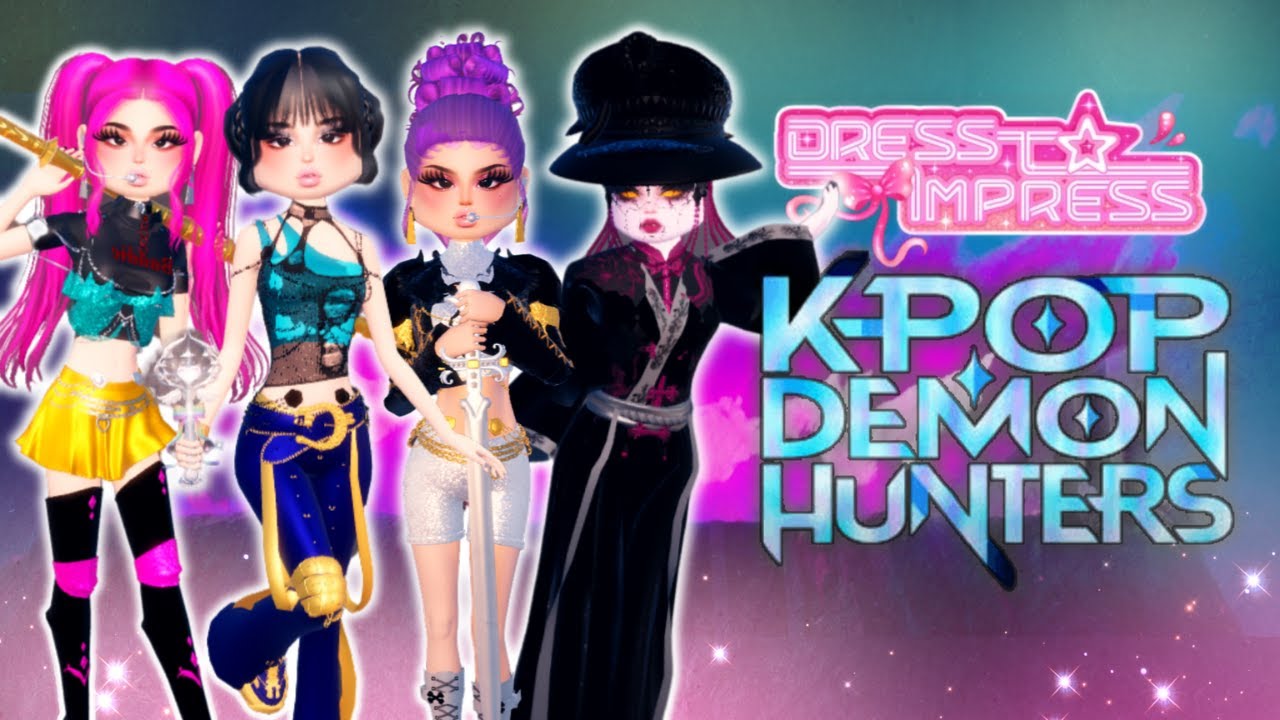 You can only dress up as KPOP DEMON HUNTERS in DRESS TO IMPRESS! ⭐