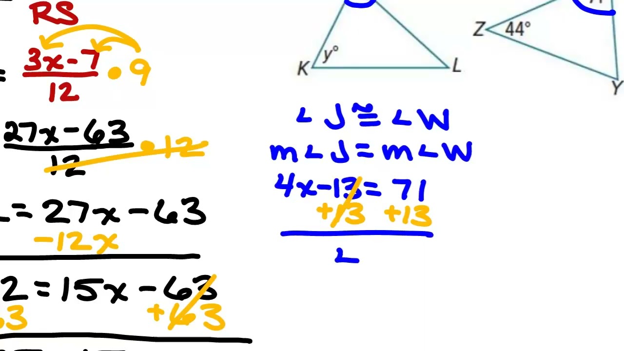 Geometry Friday 1-9 Triangle Similarity