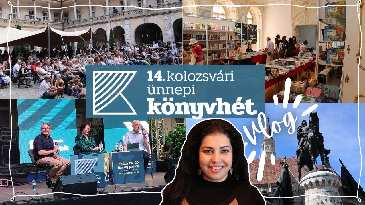 Kolozsvár vlog | A 14. Kolozsvári Ünnepi Könyvhéten jártam | Városnézéssel, könyvesbolt túrával