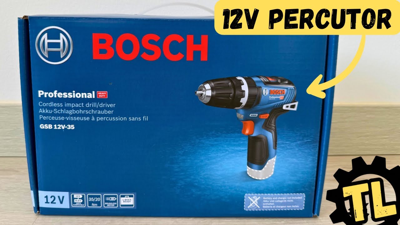 Taladro PERCUTOR🔫BOSCH GSB-12V-35🇩🇪| Review completa🔍