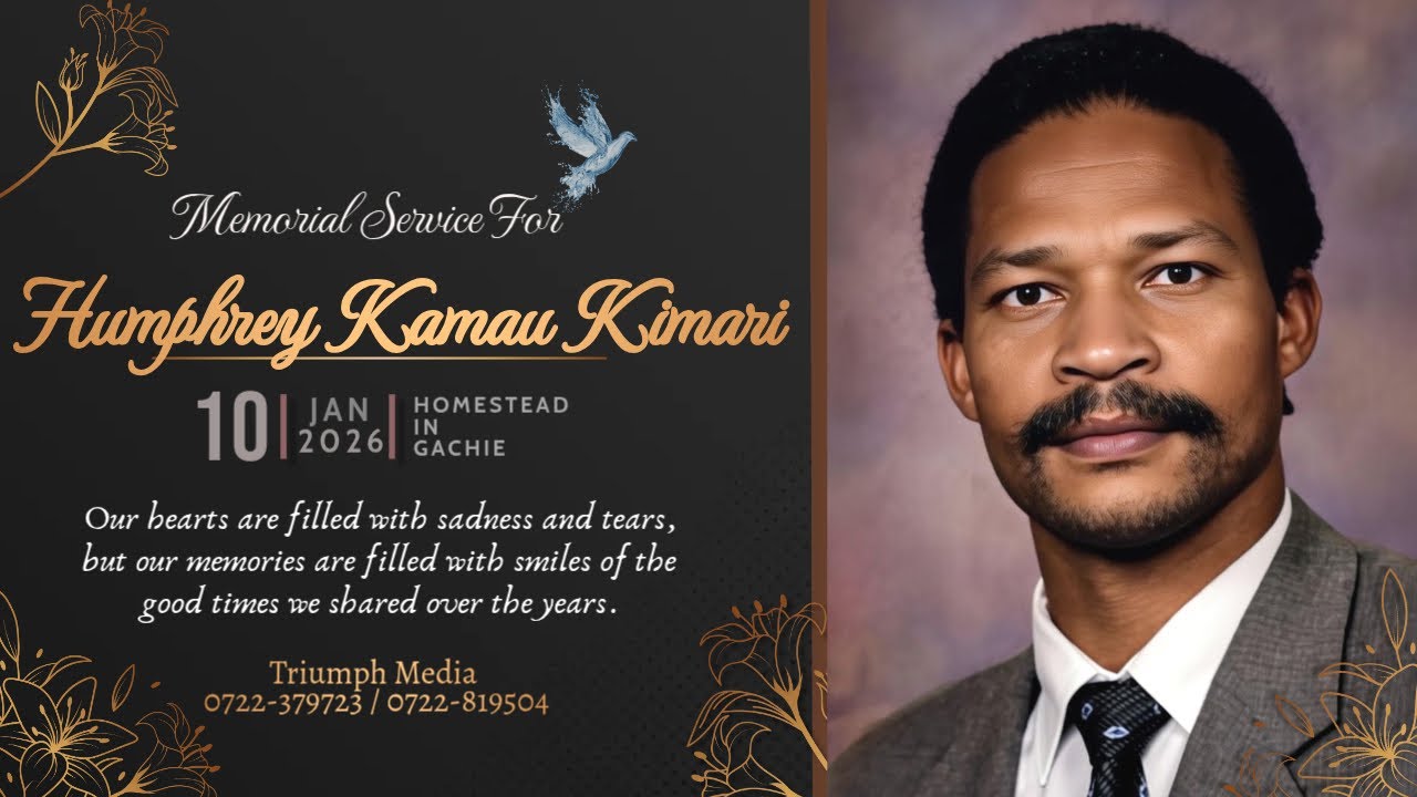 Memorial Service For HUMPHREY KAMAU KIMARI