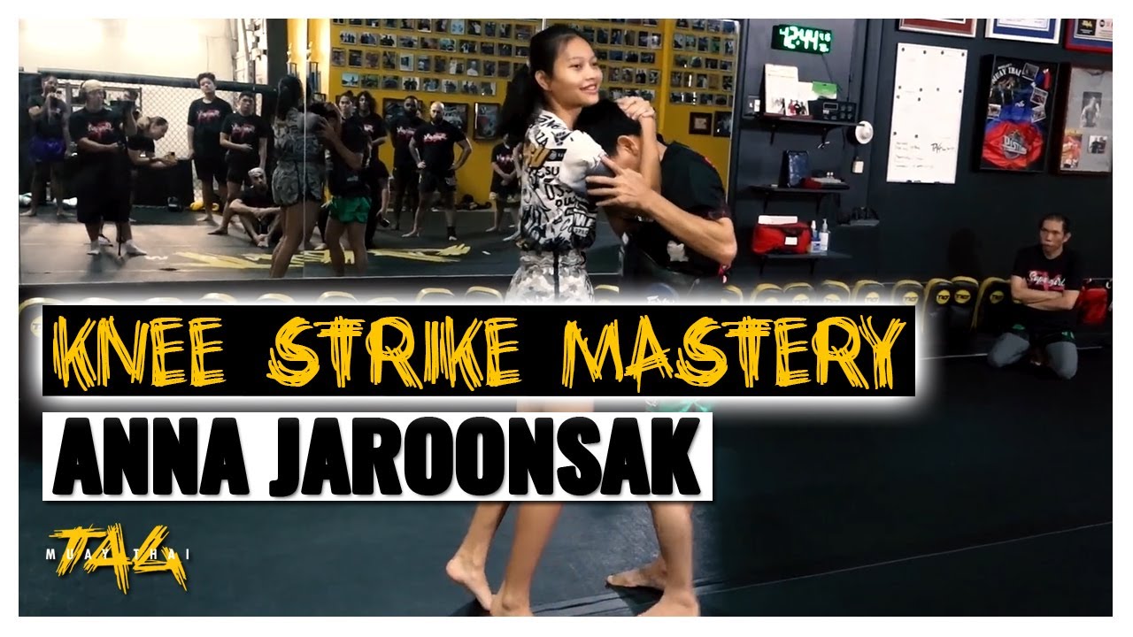 Clinch Pull and Push to Knee Strike with Anna 