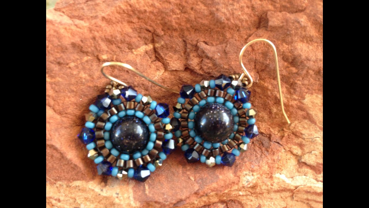How To: Brick Stitch around a Round Bead