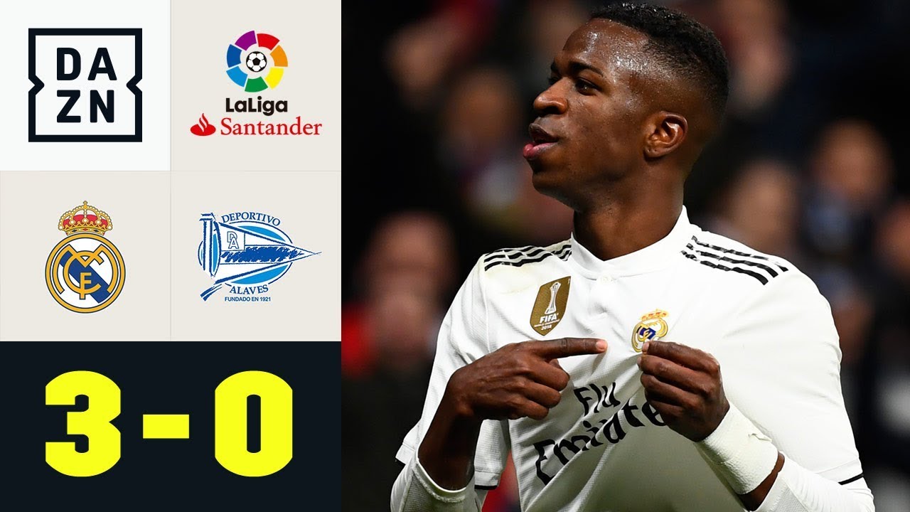 Vinicius Junior und Real in Torlaune: Real Madrid - CD Alaves 3:0 | La Liga | DAZN Highlights