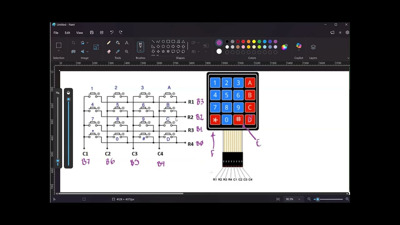 Librería teclado matricial 4x4 - microcontrolador - PIC