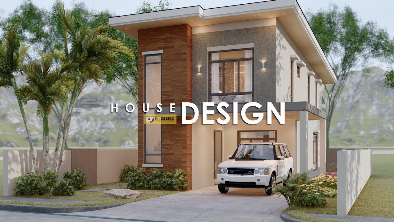 ELEGANT HOUSE DESIGN | 2 STOREY HOUSE 5.00m x 12.00m (120 sqm Total Floor area) | 3 BEDROOM