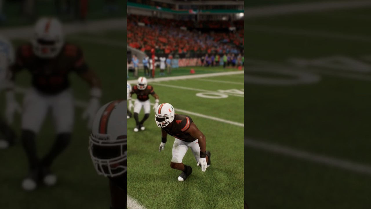 Rueben Bain Jr's 3rd QB sacc #easportscollegefootball26 #ruebenbainjrmiami #ruebenbainjr #gocanes