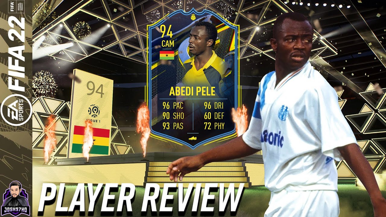 THE BEST CAM IN FIFA!? 94 FUT HERO CAPATINS ABEDI PELE PLAYER REVIEW! FIFA 22 ULTIMATE TEAM