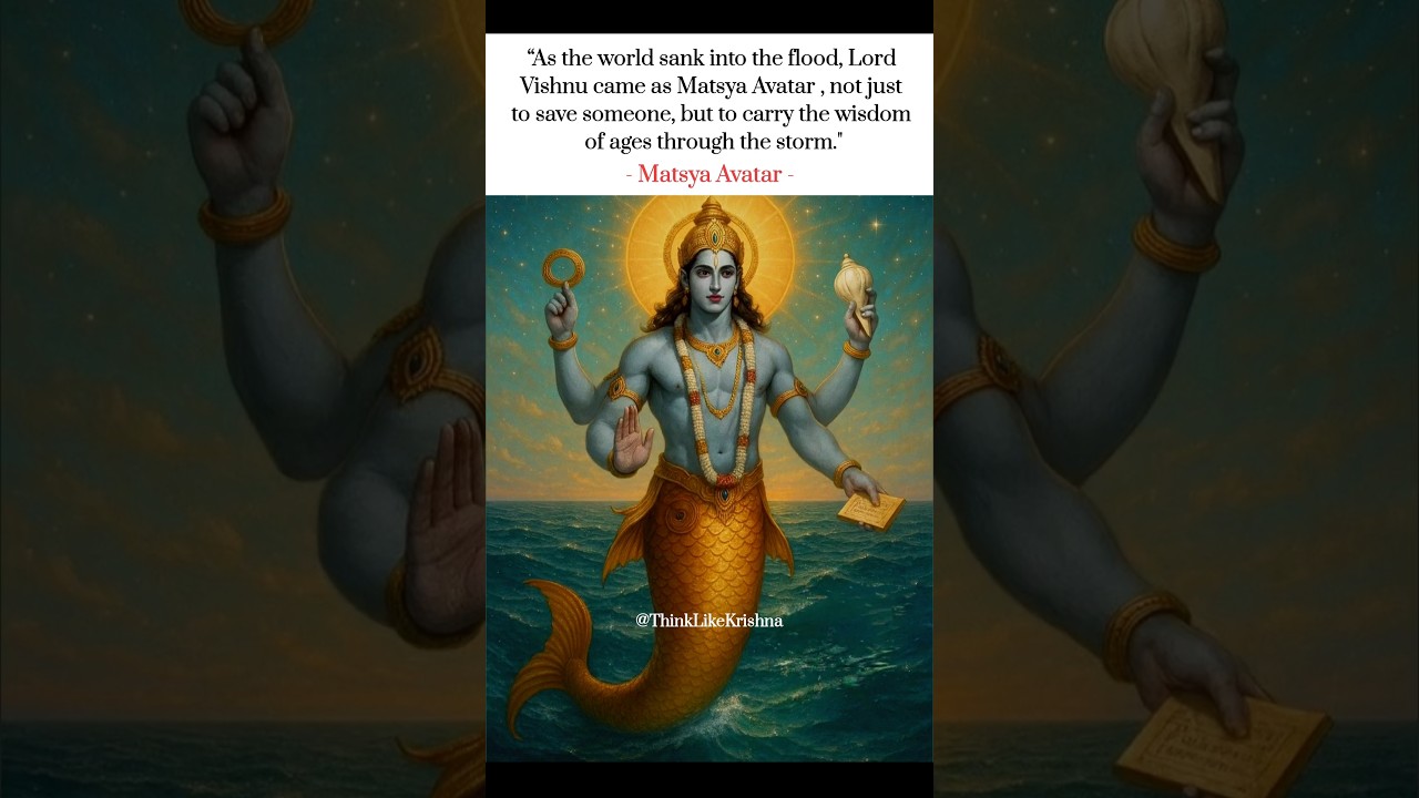 The story of Matsya Avatar...