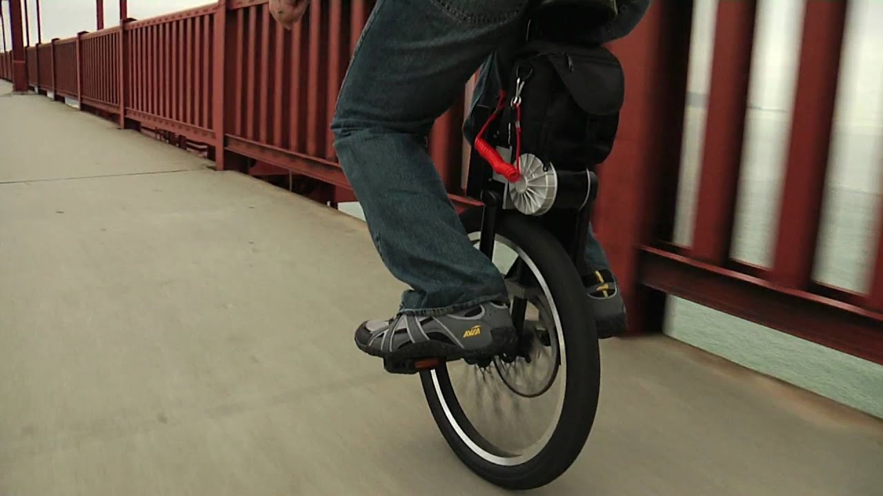 MythBuster Adam Savage + SBU (Self-Balancing Unicycle)