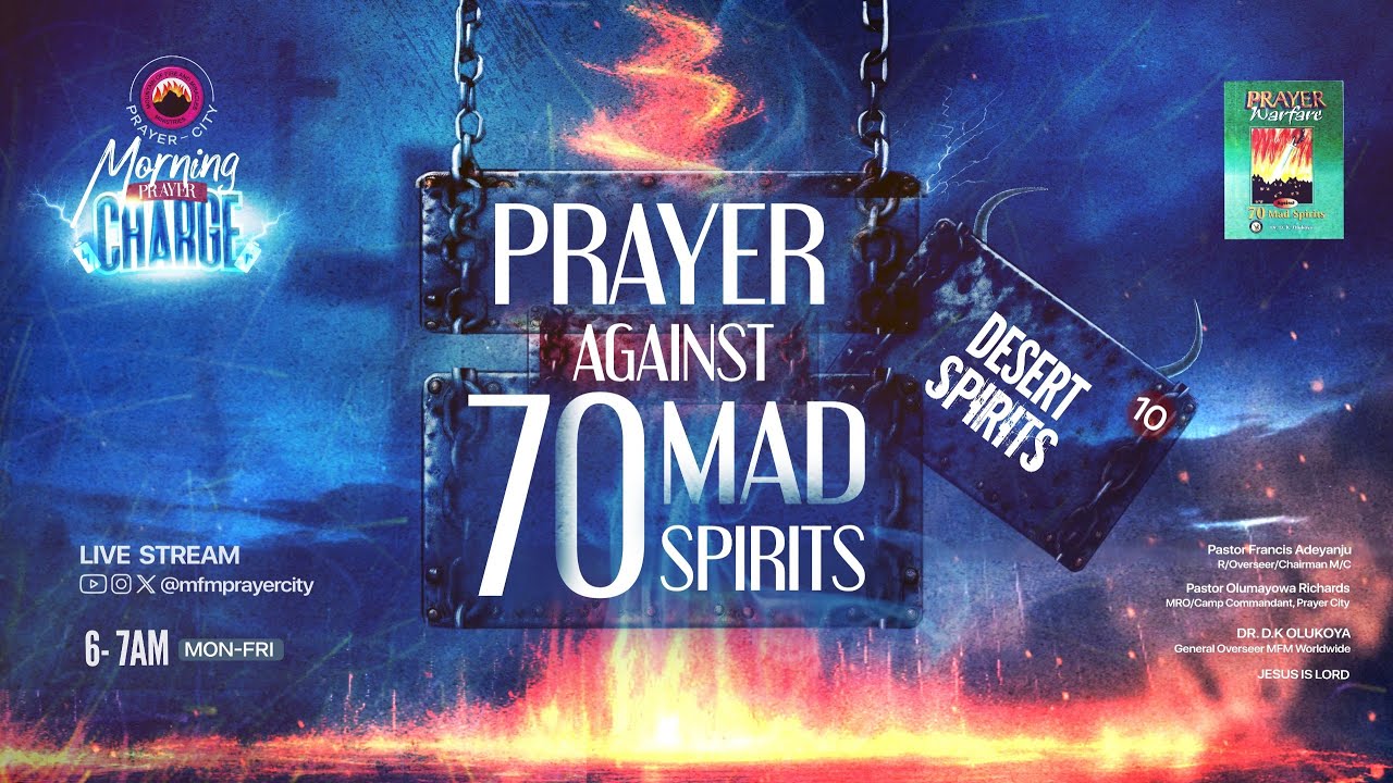 MORNING PRAYER CHARGE || DESERT SPIRITS ||  13-08-2025 || PRAYER CITY