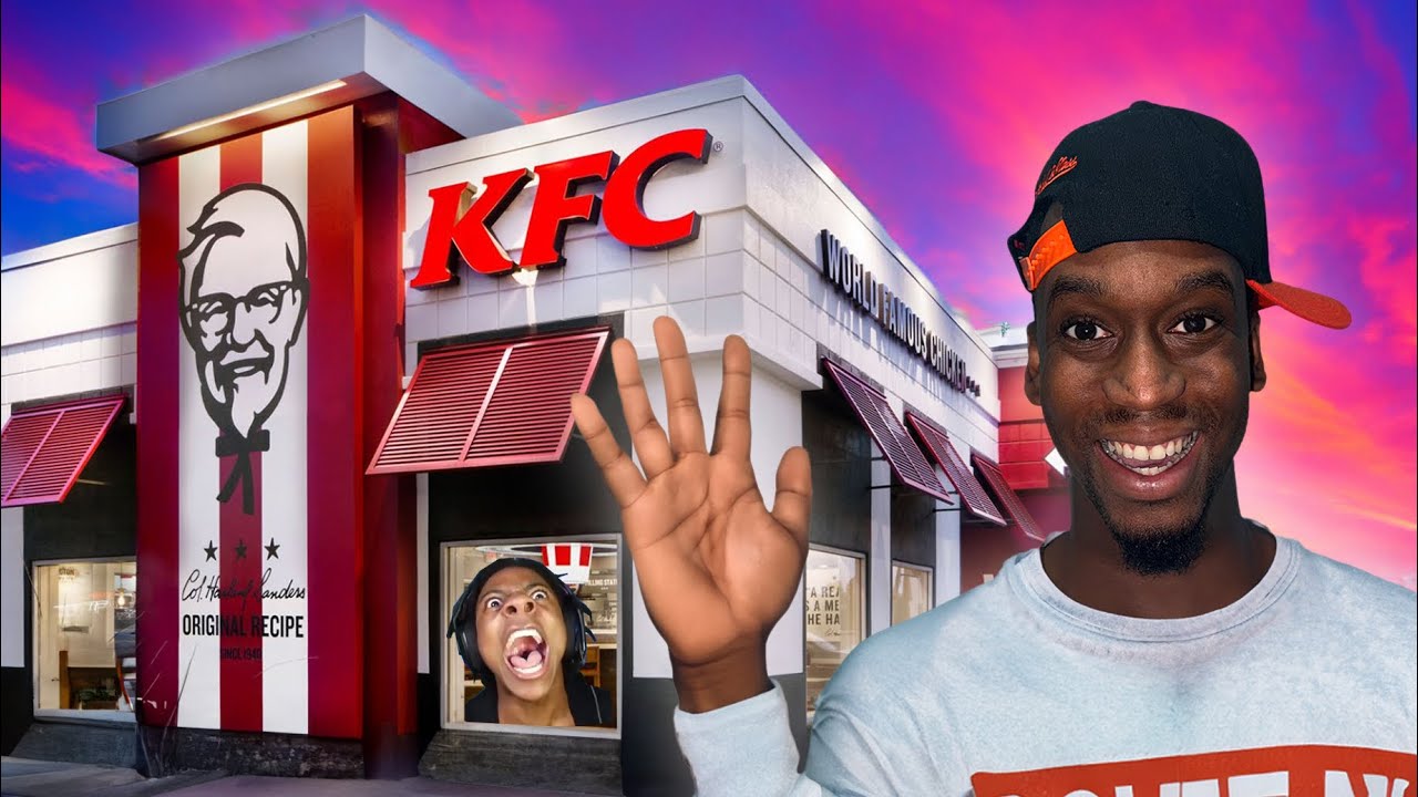 Walking into KFC until I see a black person
